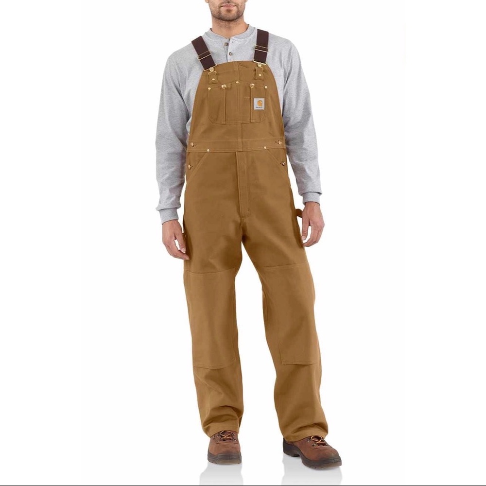 CARHARTT DUCK BIB OVERALL/UNLINED